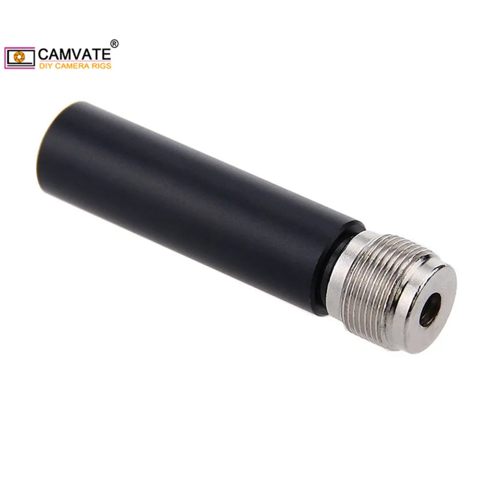 CAMVATE Алюминий сплав Стандартный 15 мм микро стержень с 5/8 &quot 27 мужской to1/4&quot 20