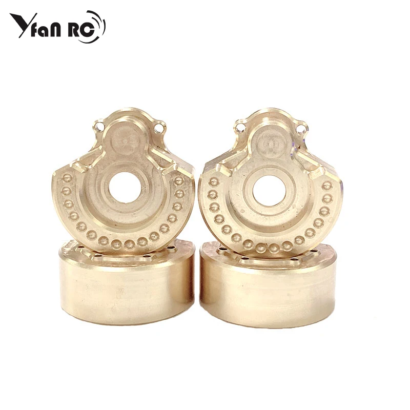 

Yfan Rc 1 шт. TRX4, латунный противовес, балансировка веса, стандартная для 1:10, RC Crawler Traxxas корпус портального привода