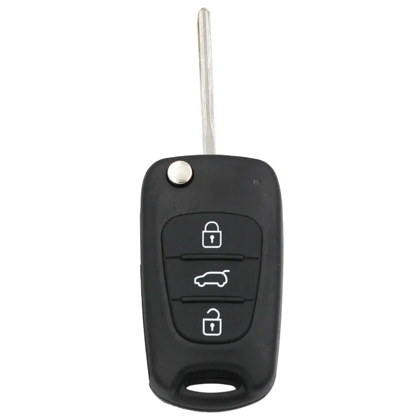 3 кнопки раскладной дистанционный брелок 433 МГц с чипом ID46 для Hyundai i30/ix35 Kia Rio SeedPro