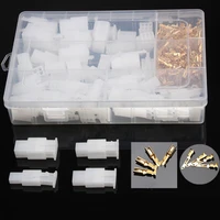 380pcs 2 8mm 2 3 4 6 pin wireterminal connector car motorcycle electrical fixed hook male female terminals1