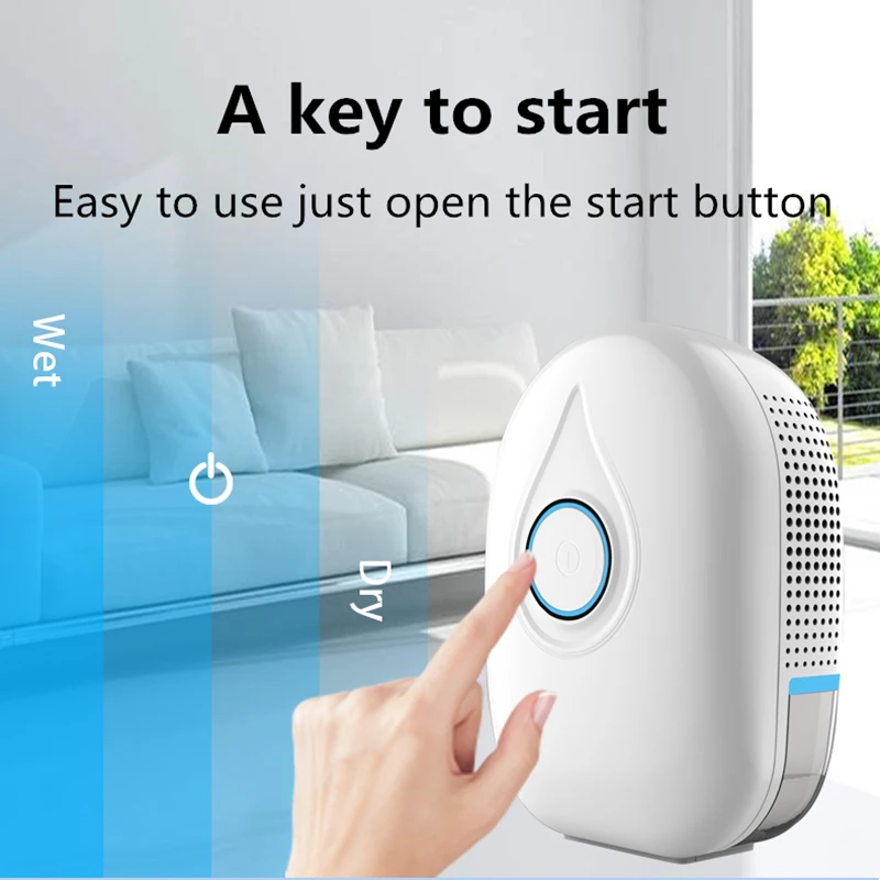 Полупроводниковый мини осушитель воздуха портативный бытовой влагопоглотитель