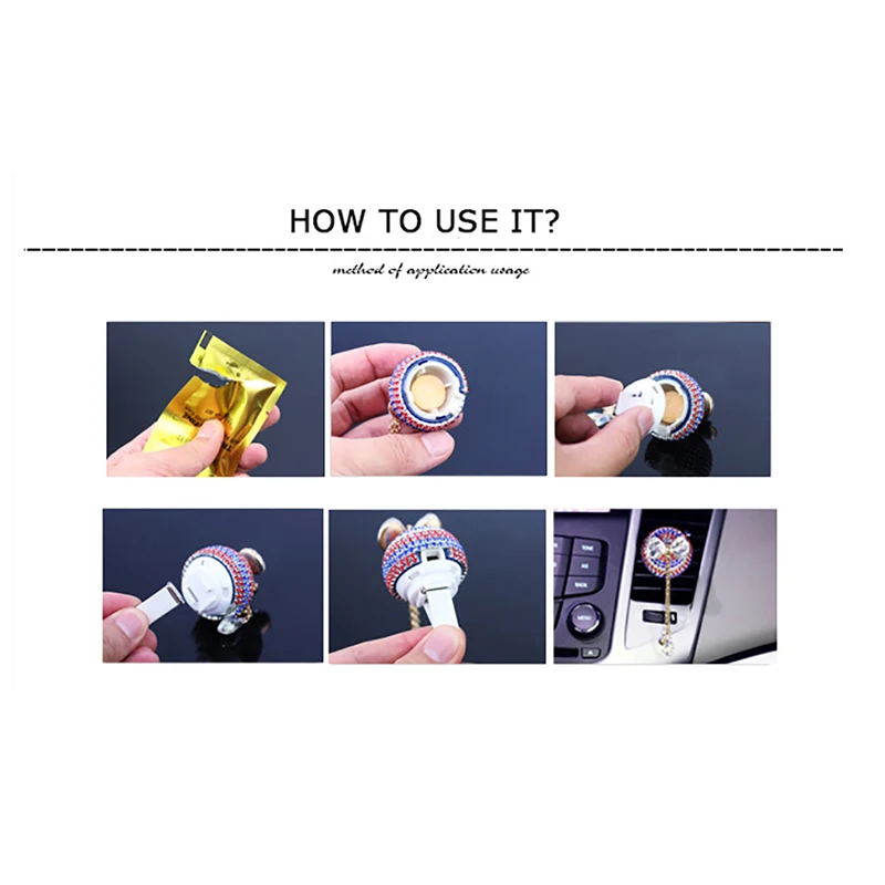 Автомобильный аксессуар для девочек украшение салона автомобиля клипса