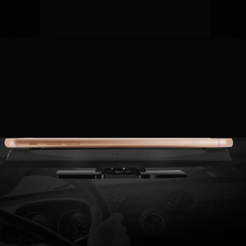 

Universal Mobile Phone Projection Car Bracket Creative Models Black Car Hud Navigation Display Bracket
