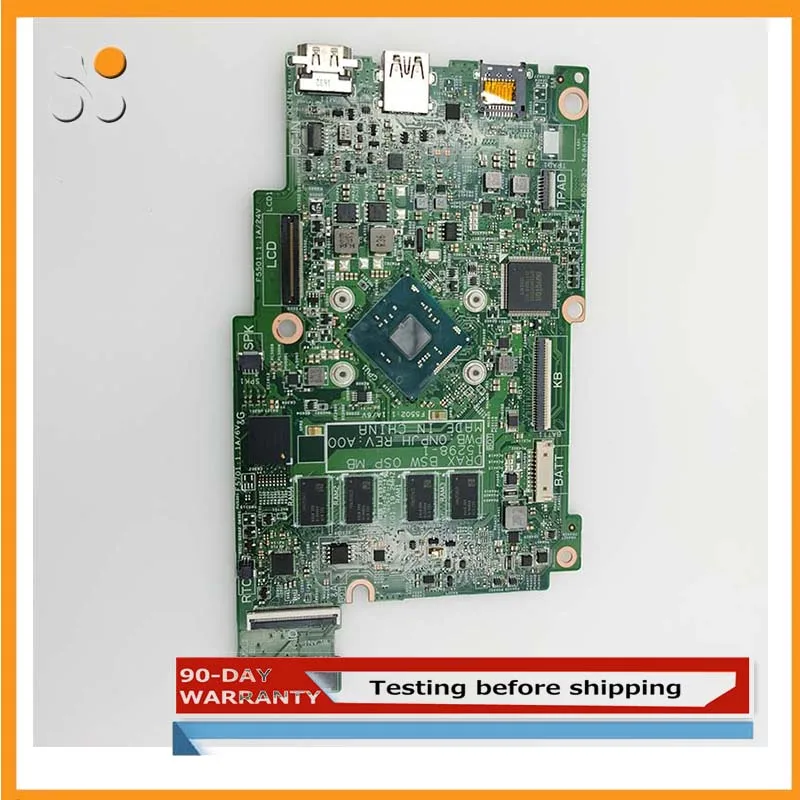 Материнская плата для ноутбука DELL Inspiron 3168G CN 09TWCD 9TWCD Core SR2KN Celeron N3060 2 Гб Ram