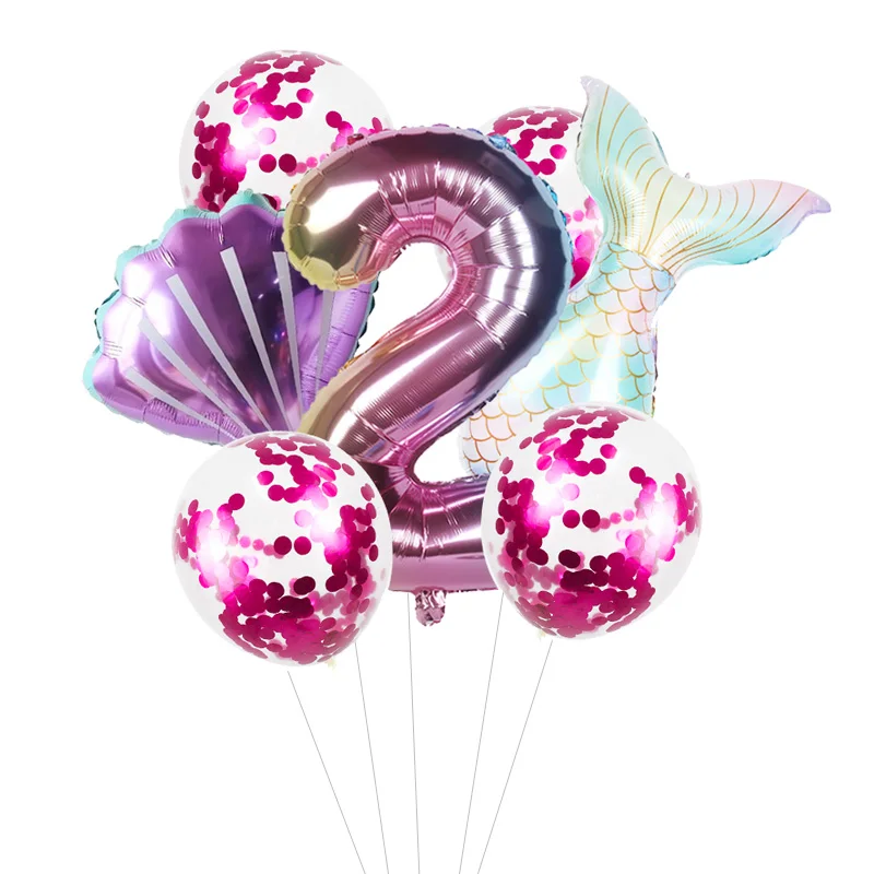 

Rainbow Unicorn Party Balloon Gradient 0-9 Number Balloon Confetti Balloon Birthday Party Number Balloon Baby Shower Decoration