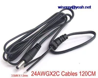 dhlems 100pcs 125cm40 3 5mmx1 3mm male dc plug 24awg x2c cables for tablets pc charger a7