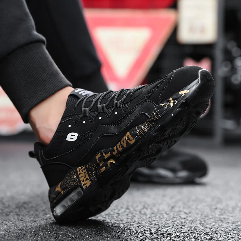 Новинка 2020 мужские и женские Прогулочные кроссовки беговые сетчатая дышащая