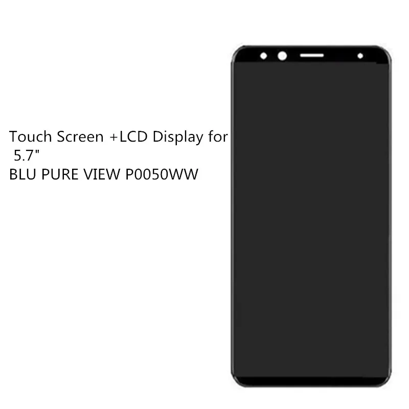 Pantalla LCD y pantalla t&aacute;ctil para tel&eacute;fono inteligente, montaje de digitalizador con herramientas, reemplazo 5,7 HD +, para blu-pure VIEW P0050WW-1
