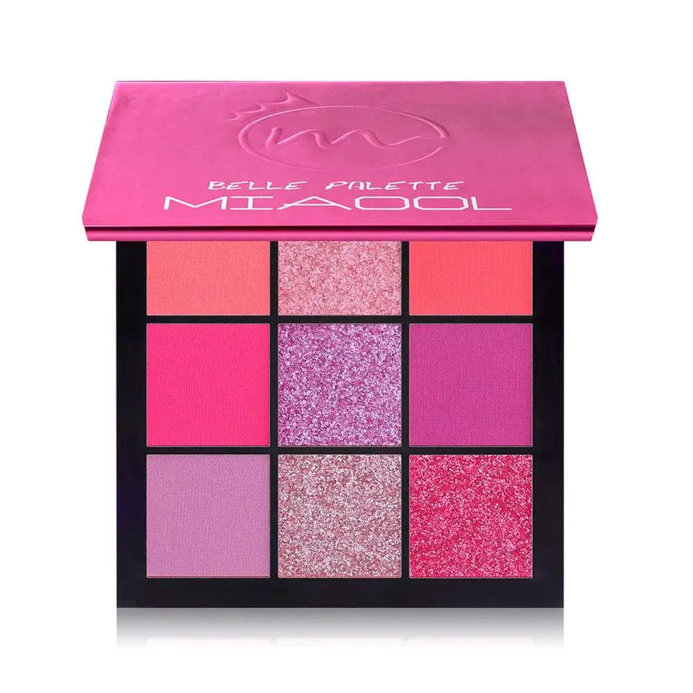 9 цветов флуоресцентные оранжевые Красные Тени для век симфония звезды тени глаз