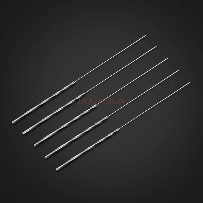 

100pcs Disposable Sterile Acupuncture Needle Flat Handle Acupunctures Non Silver Meridian Cone Moxibustion Knife Medical Care
