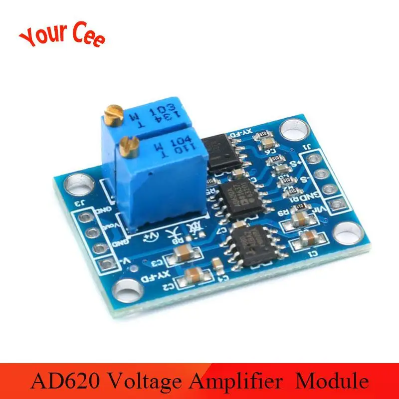 AD620 усилитель напряжения переменного и постоянного тока плата модуля