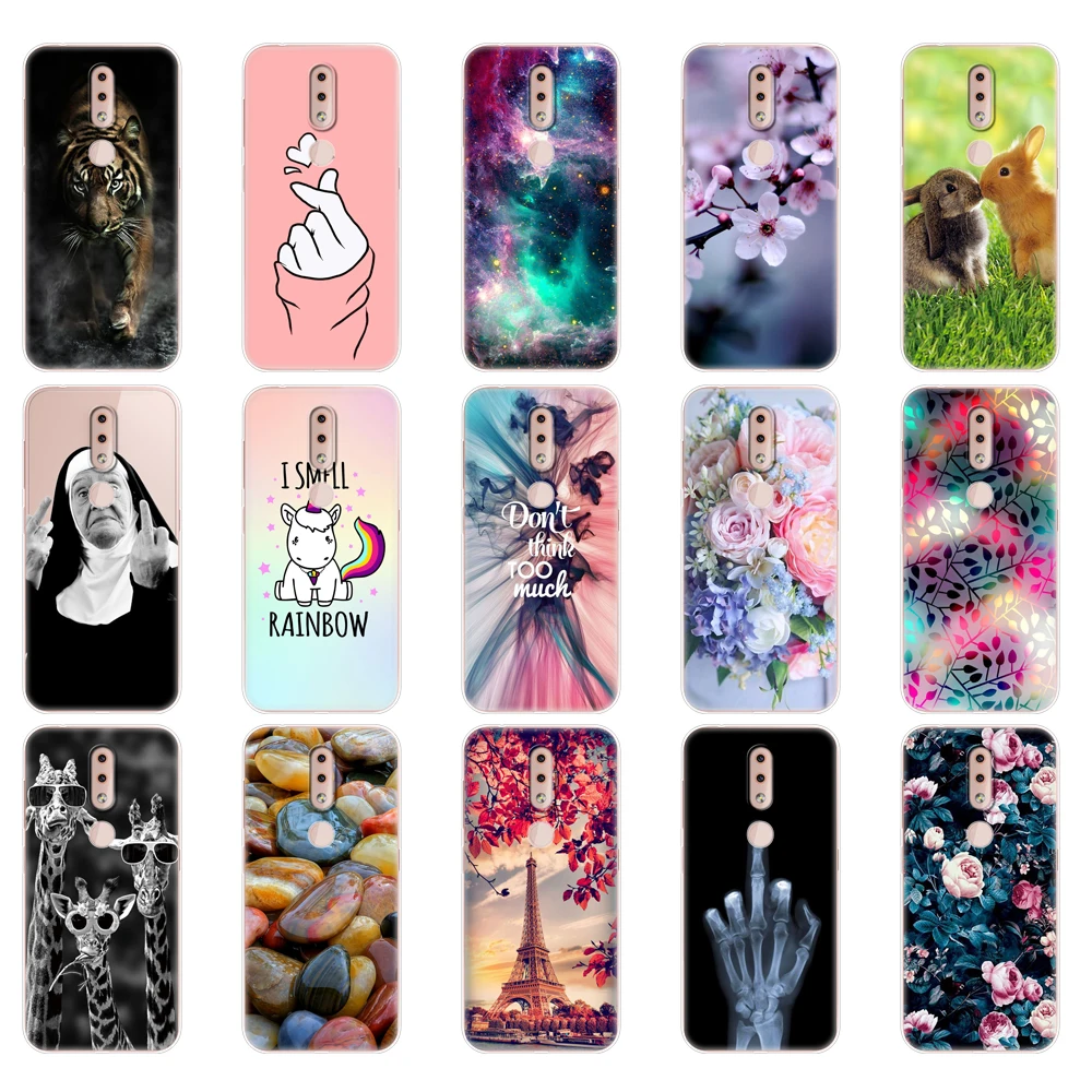 Силиконовый чехол для Nokia 4 2 мягкая задняя крышка телефона из ТПУ TA 1157 1150 1133 1149 1152