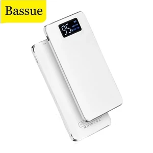 30000mah power bank protable large travel usb charger lcd digital display led lighting powerbank for iphone samsung free global shipping