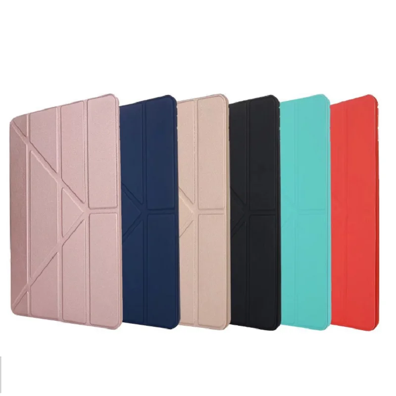 

A1822 A1823 Slim Folding Coque For iPad 2017 9.7 Cover Smart Auto Sleep Soft Flip TPU Funda for iPad 9.7 2017 5th Smart Cover