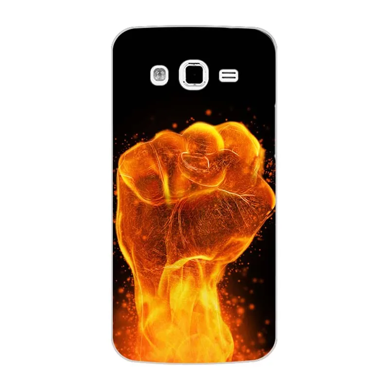 A081 Чехол для телефона samsung Galaxy Grand 2 Duos G7100 G7105 G7106 G 7106 SM-G7102 G7102 G 7102 крышка мультфильм волк Роза телефон оболочка HD - Цвет: A081