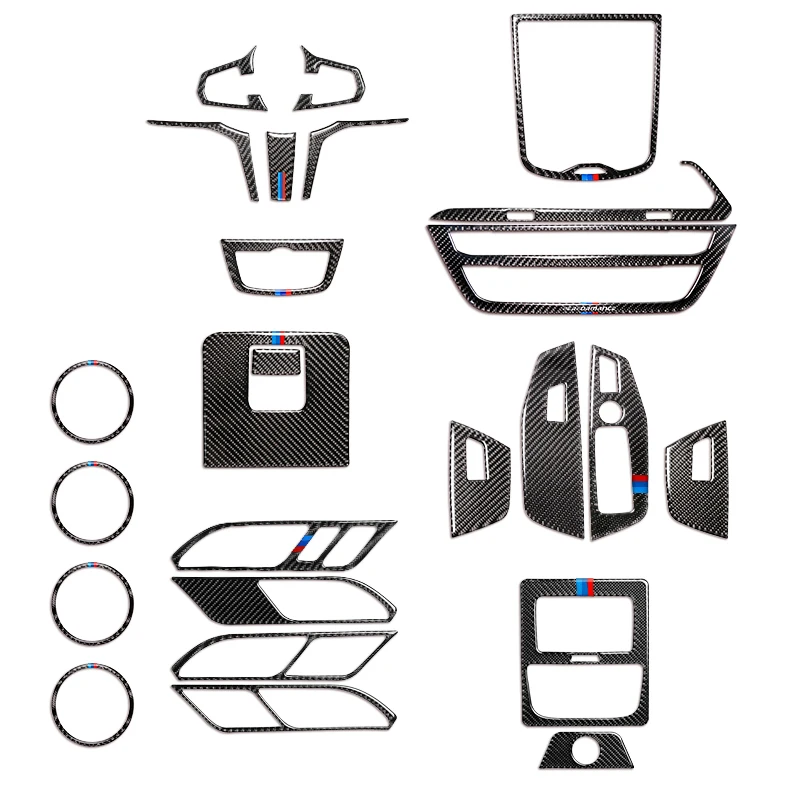 Автомобильное украшение интерьера литье M производительность углеродное