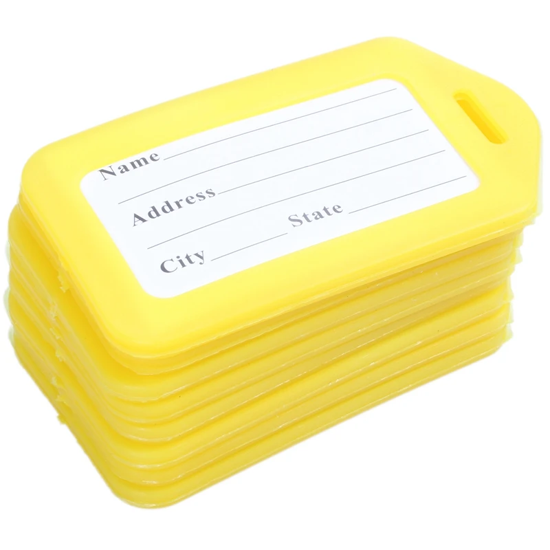 18 шт. бирки для багажа с адресными картами|Этикетки одежды| |