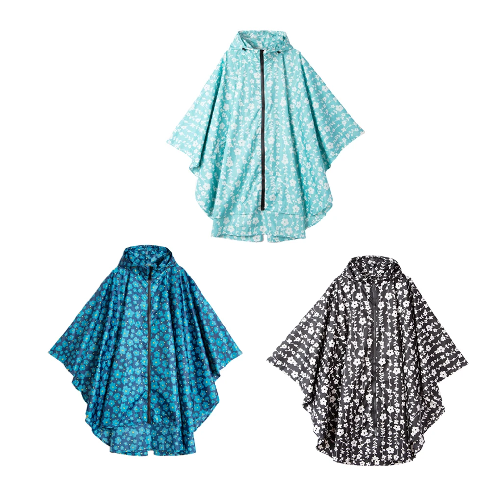 

Rain Poncho Adult Unisex Reusable Camping Hiking Cycling Raincoat