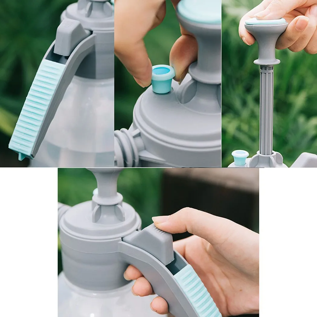 

2L Pressure Spray Bottle Pneumatic Watering Can Adjustable Flower Water Can For Garden Or Home Plants Watering Pressure Sprayer