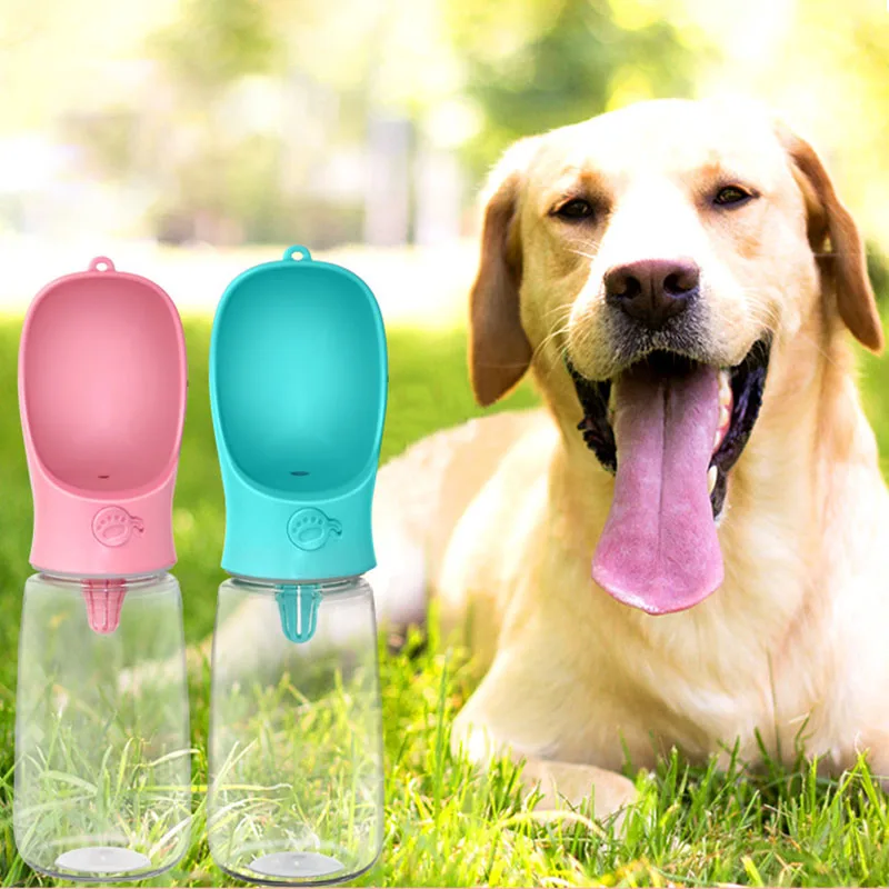 

Pet Dog Portable Water Bottle 350/450/550ml Leakage-proof Puppy Drinking Cup Water Feeder Outdoor Cat Travel Water Bottle Bowl