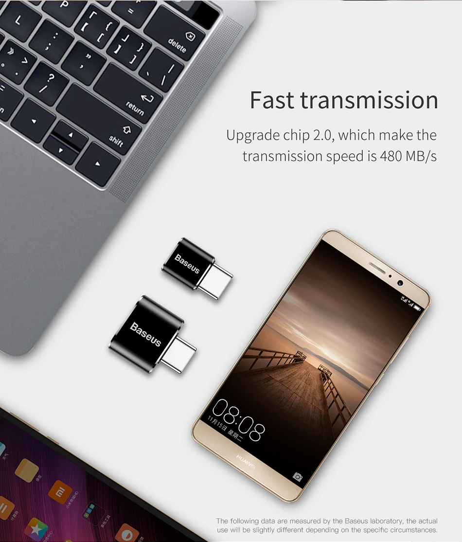 Baseus usb type C OTG адаптер USB C штекер для Micro USB Женский Кабельные конвертеры для Macbook samsung S10 huawei USB для type-c OTG