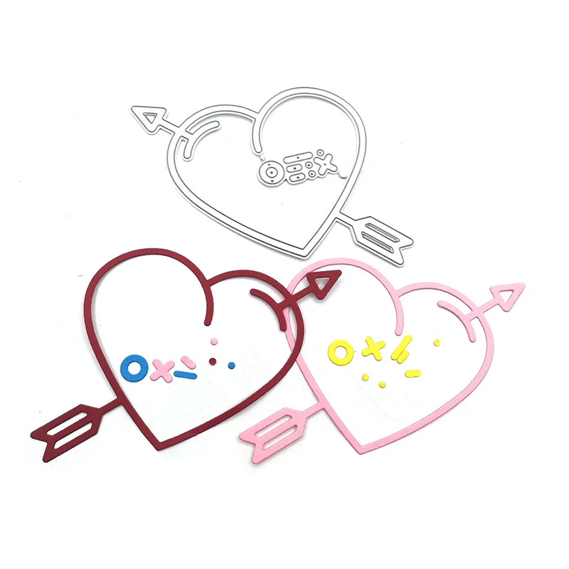 Julyarts An Arrow Through A Heart альбом для скрапбукинга высекальные штампы дизайн ручной работы высечка набор картонных трафаретов Julyarts An Arrow Through A Heart альбом для скрапбукинга высекальные штампы дизайн ручной работы высечка набор картонных трафаретов