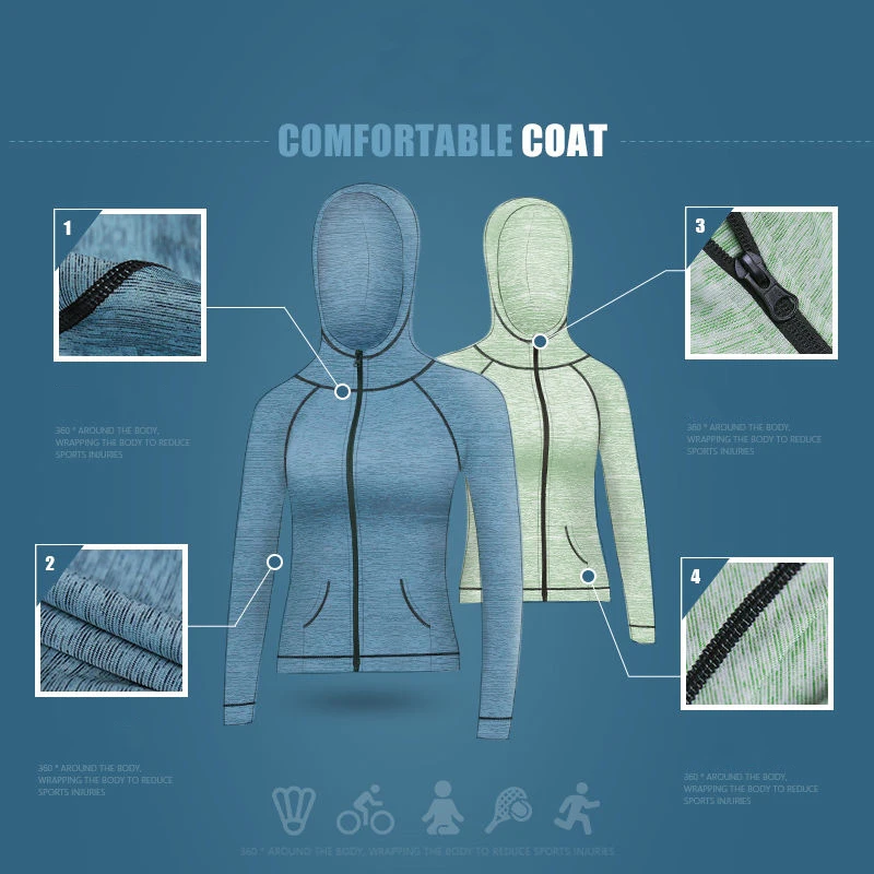 Пикантная спортивная куртка с капюшоном для девушек Просвечивающая тонкая