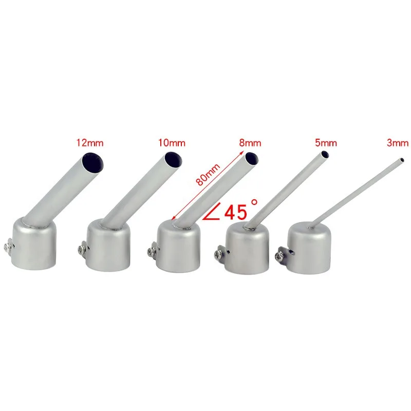 850/858/горячий воздушный пистолет для снятия припоя ветер рот Наклонный удлиненный