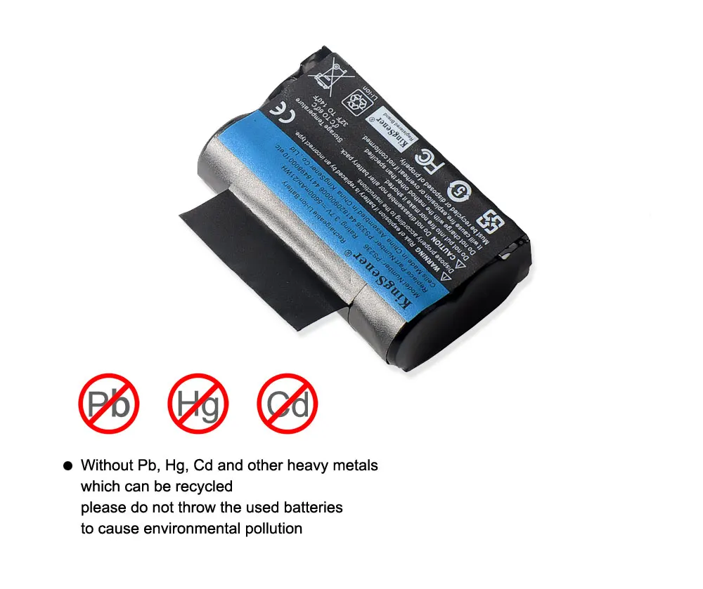 

KingSener New Li-ion Battery for Getac PS236,PS336,441820900006, 441849800010, PS236 battery 3.7V 5600mAh Free 2 Years Warranty