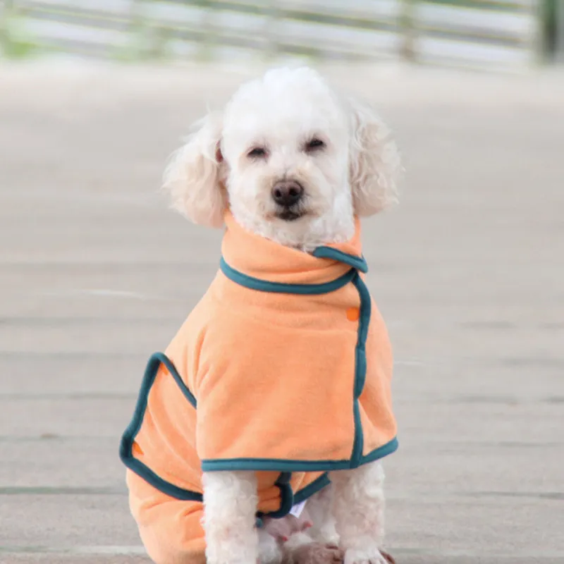 

Dog Bathrobe Home Robe for Dogs Bathing Jackets Soft Bathrobe Dog Clothes for Medium Dogs After Cleaning Clothing Puppy Clothes