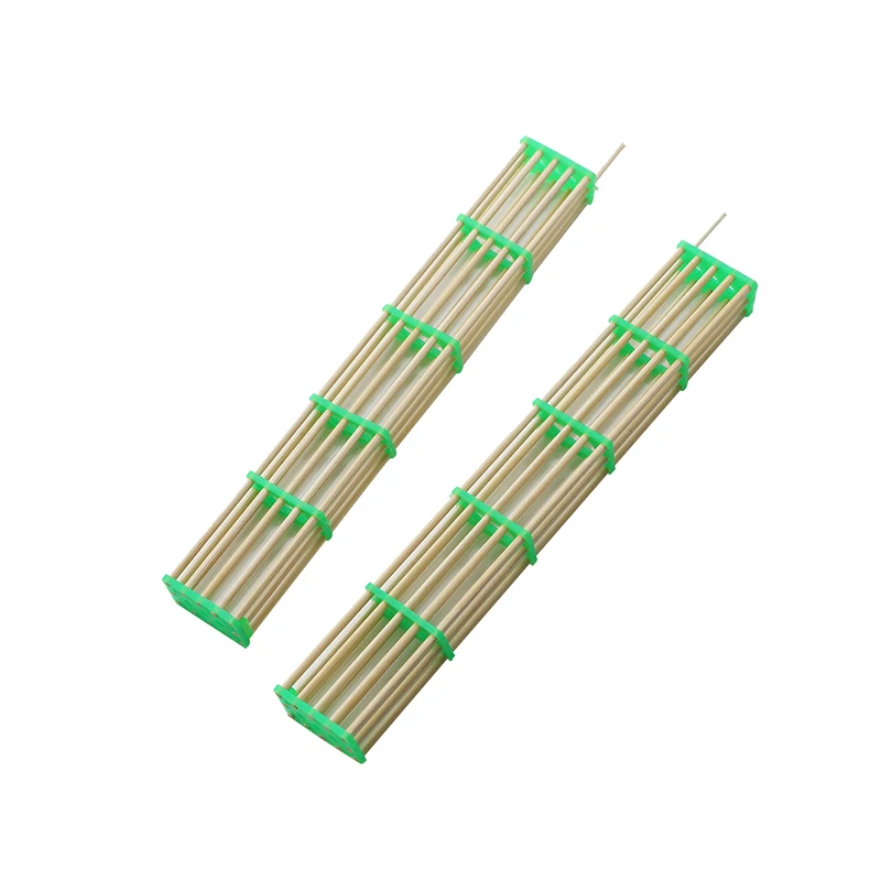 20pcs queen bee cage Bamboo five part cage Apis mellifera beekeeping supply tools