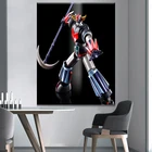 Популярная Аниме Картина на холсте Goldorak HD, постер для дома, бара, бара, настенный постер, декор для кафе, сада, офиса, дома, декор комнаты