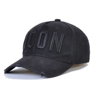 customized dsqicond2 wholesale cotton baseball caps icon logo dsq2 letters high quality cap men women hat black cap dad hats