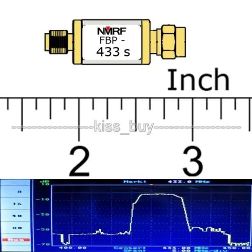 DYKB 433MHz Bandpass фильтр полоса пропуска С 8MHz пропускания для самолета UAV SMA пульт
