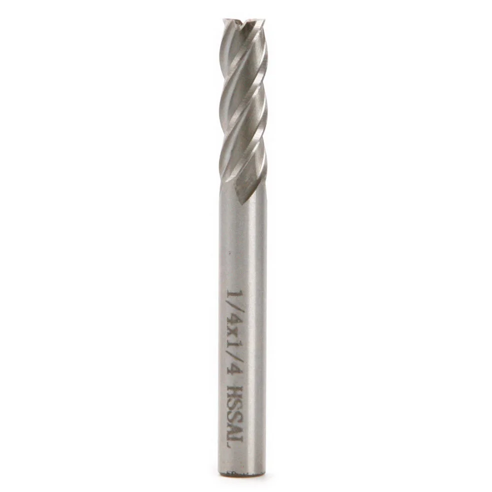 

5x HSS CNC 4 Flute End Mill Cutter Milling Machine Straight Shank Bit Tools New