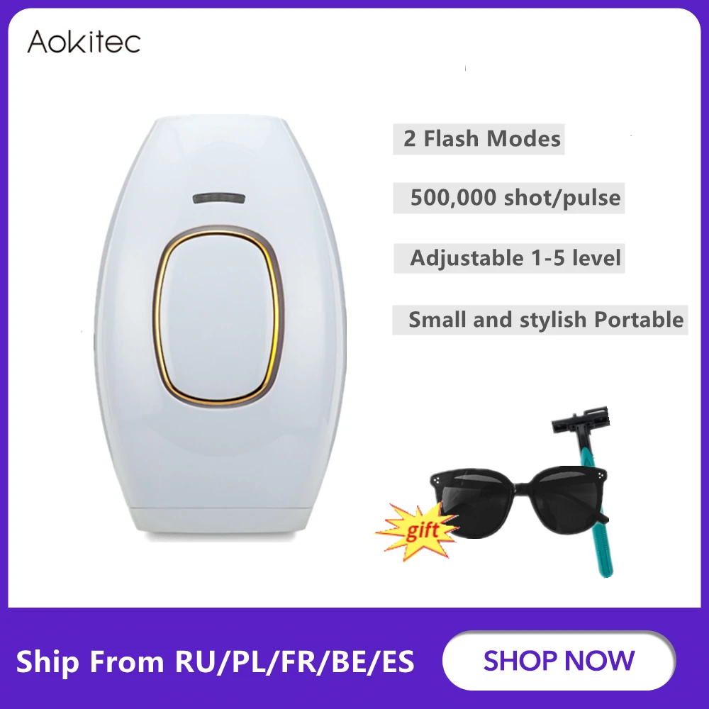 

Laser Epilator IPL 500000Pulses Permanent Hair Removal Home Hold Portable Mini Depilator Machine Full Body Painless Hair Remover