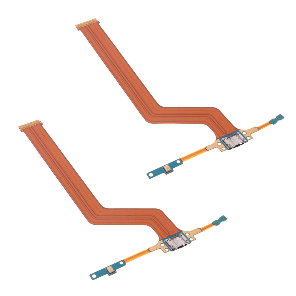 2 шт USB порт для зарядки гибкий кабель Замена Galaxy Note 10 1 P600/P605|ЖК-экраны и панели