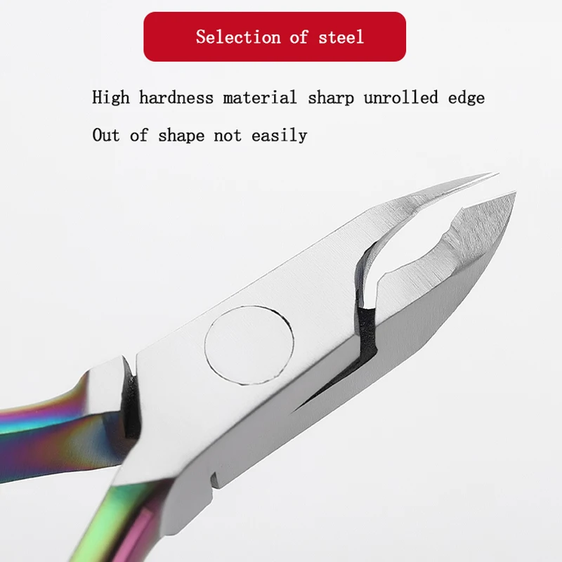 Красота зажим для ногтей плоскогубцы мертвой кожи срезанный носок клиппер