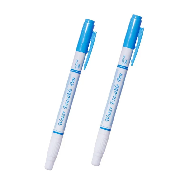 Двусторонняя маркировочная ручка для ткани 2 шт. растворимая в воде сделай сам