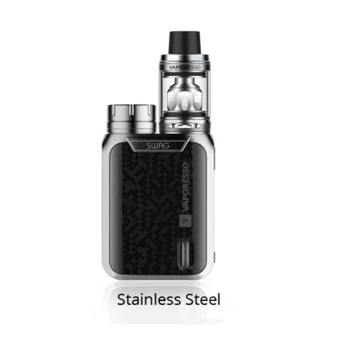 Sliver Оригинальная электронная сигарета Vaporesso Swag Kit 80 Вт 18650 коробка мод с 3,5 мл Vape Tank GT катушка испаритель электронная сигарета - Цвет: Sliver