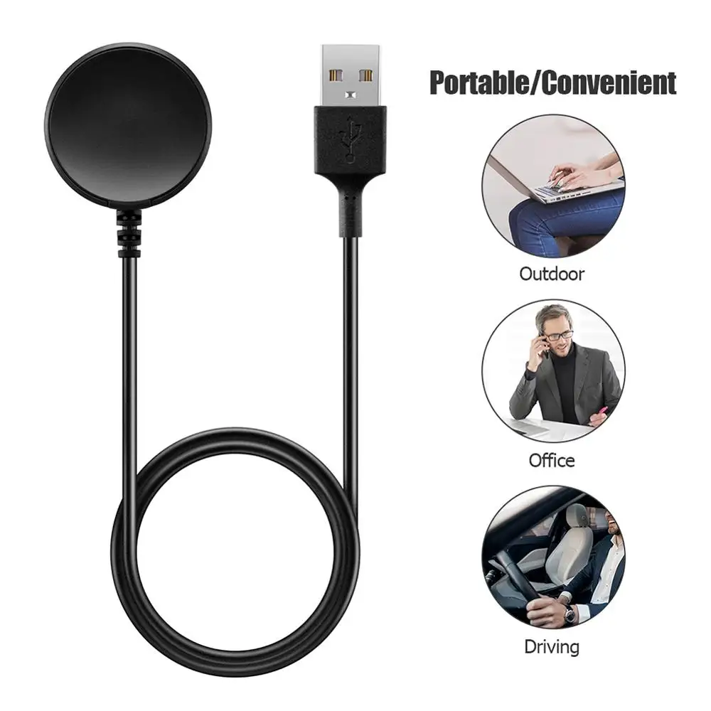 1m/3.28ft USB Charging Cable fast Charger dock Power Adapter for Samsung Galaxy Watch Active 2 40mm 44mm smart watch accessories |
