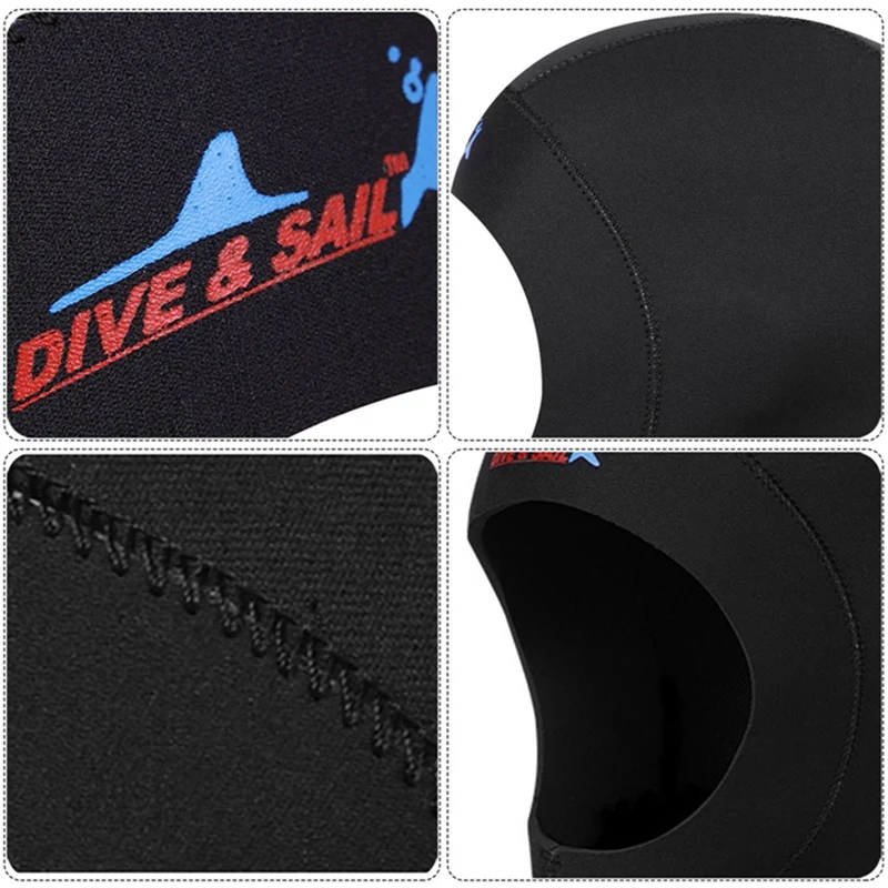 

Dive Hood 3mm Neoprene Warm Wetsuit Cap Hat For Underwater Scuba Diving Snorkeling Surfing Winter Swimming Spearfishing