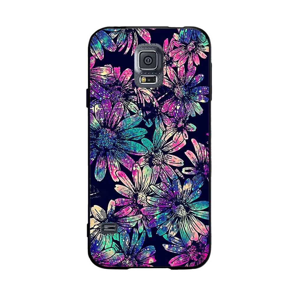 Ультратонкий чехол для Samsung Galaxy S5 силиконовый с принтом задняя крышка телефона