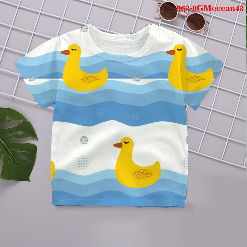 

Cool Cartoon ocean tshirts 3D Design T-shirt Kids Summer T Shirt Boys Girls Tshirt Casual Top Tee Clothing 2021 graphic tees