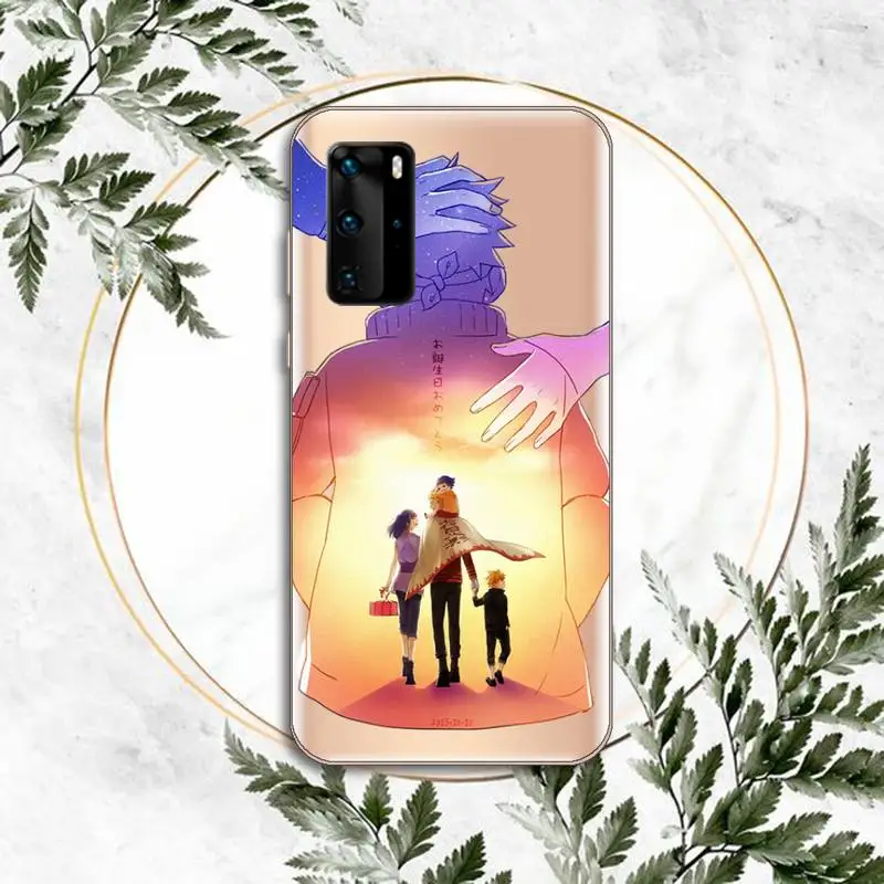 

Anime Uzumaki Naruto sasuke kakashi Phone Case Transparent for Huawei P honor 8 10i 20 30 40 smart 2019