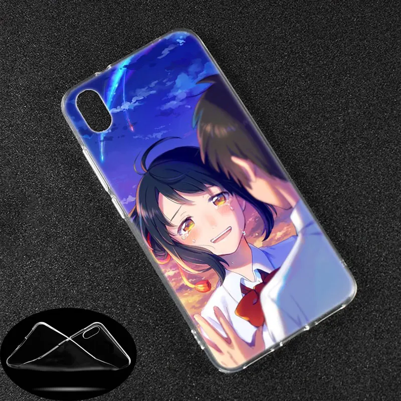 Роскошный силиконовый чехол аниме ваше имя Kimi no Na wa для Xiaomi Redmi K20 Pro 7 7A 6 6A 4X5 Plus S2 GO Note 8 7 6 5 Pro 4