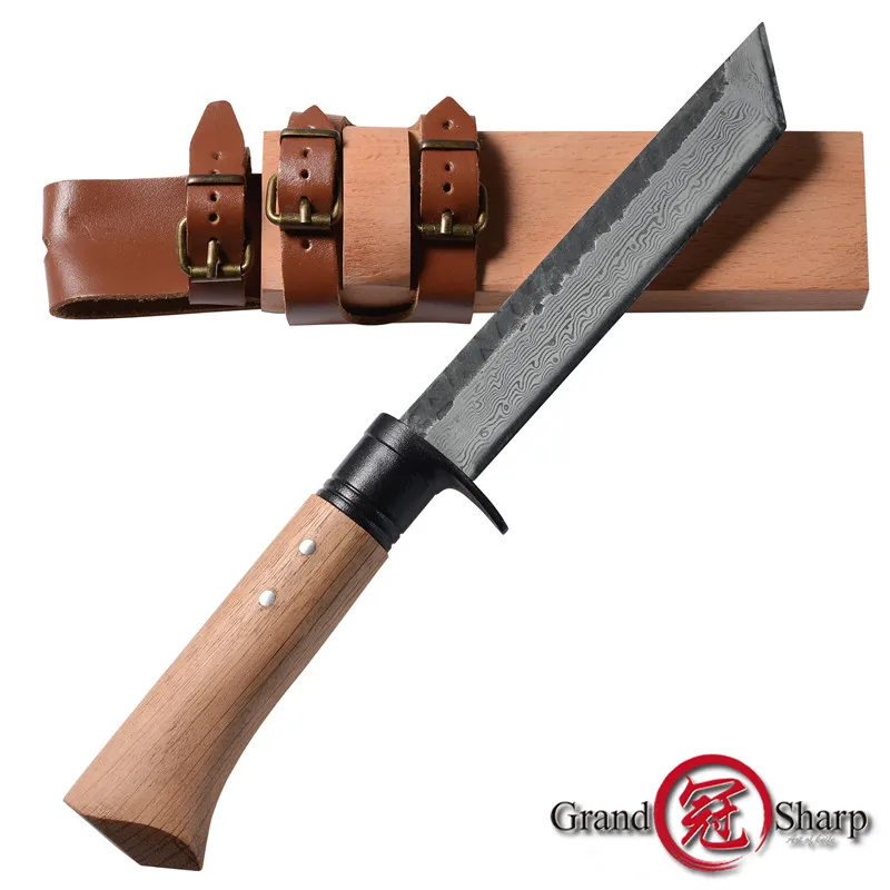 Охотничий нож ручной работы кованый кухонный шеф-повара Кливер уличный кинжал