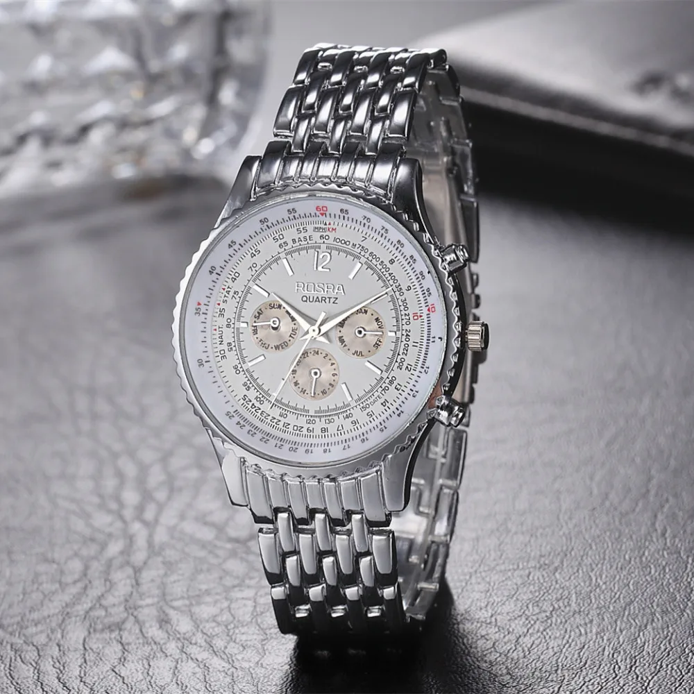 

Часы мужские, из нержавеющей стали, большого размера