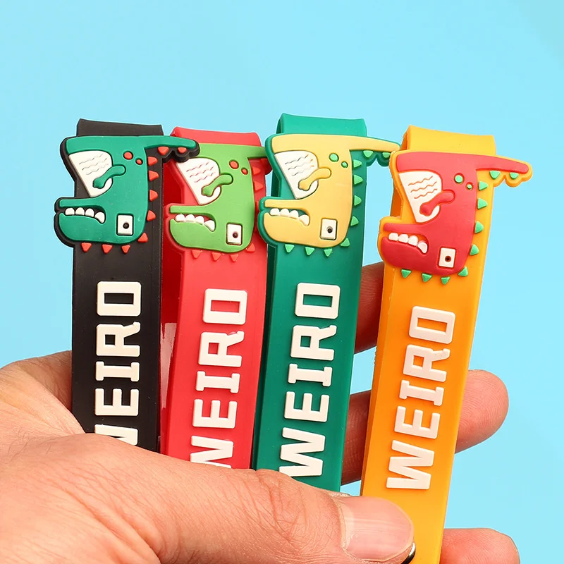 Модный милый силиконовый брелок для ключей подвеска в виде динозавра сумка