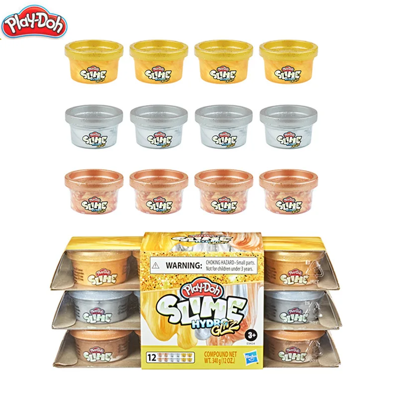

Pawtucket Play Doh Gold Star Baker Playset (Slime Hydro Glitz) 12pcs Children's toys birthday gift
